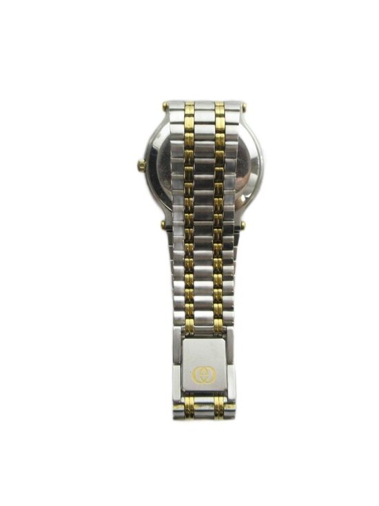 Gucci Watch Quartz Logo Carre Date Silver Color Gold main image 6